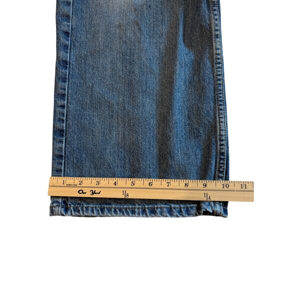 Levis 569 Jeans Mens 44x32 Blue Loose Fit Straight Leg 100% Cotton Denim - Picture 10 of 11